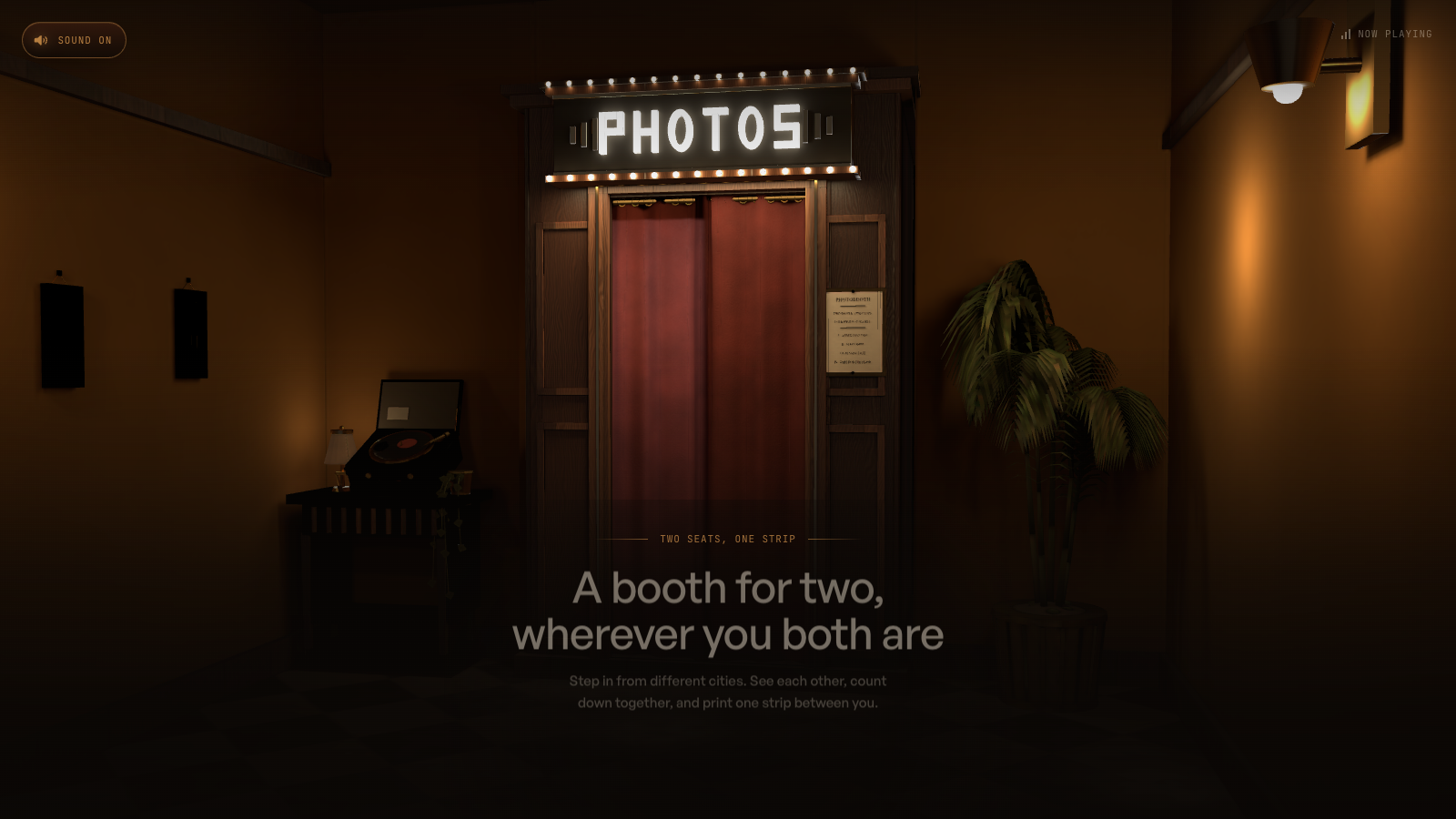 I Built a Photobooth for People in Different Cities.